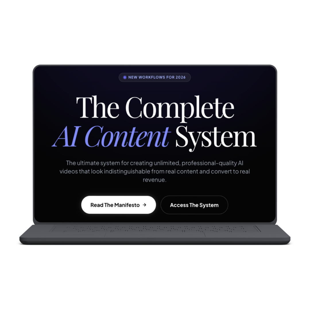 The AI Content System  (New update added 2026 june)